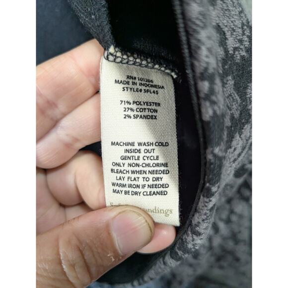 Soft Surroundings Pants Womens 2X Paisley Slight Flare Pull On Stretch Bootcut - Picture 10 of 12